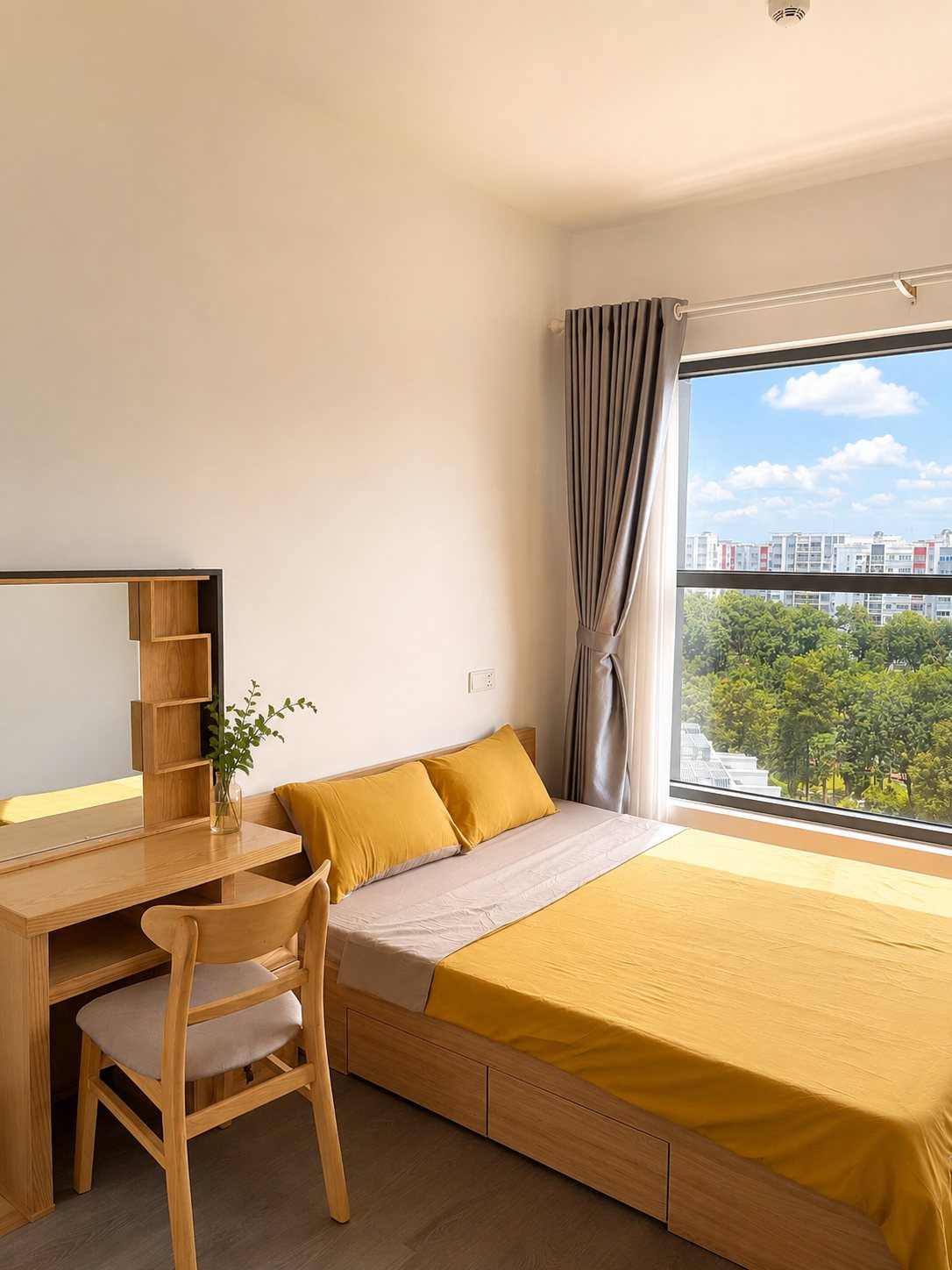Căn Hộ 3 Phòng Ngủ Ban Công View Thoáng Mát