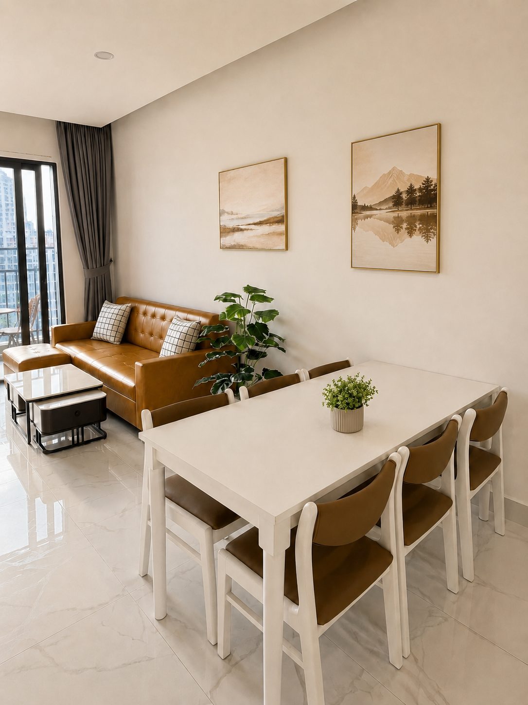 Căn hộ 2PN 2WC Diamond Alnata Plus