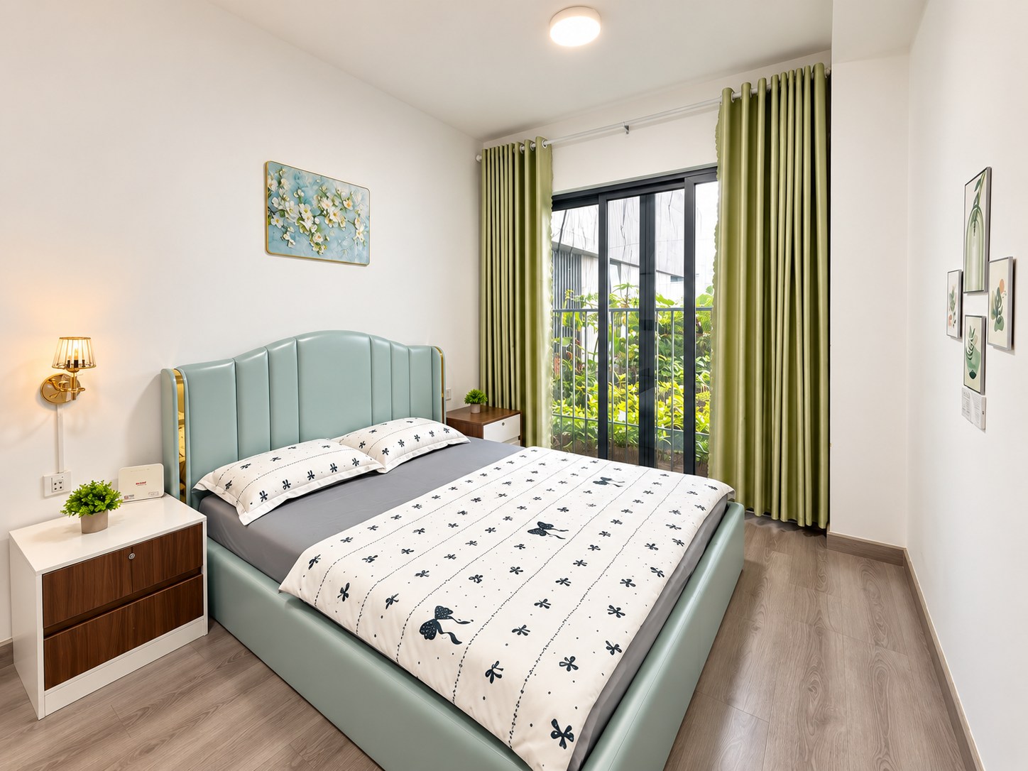 Căn Hộ 2 Phòng Ngủ Hiện Đại Góc Sân Vườn Celadon