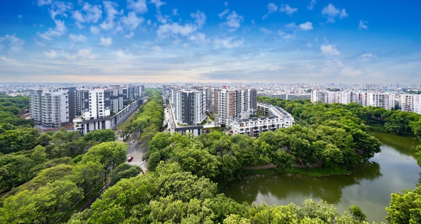 Quiet greenery in Celadon City makes remote work more focused